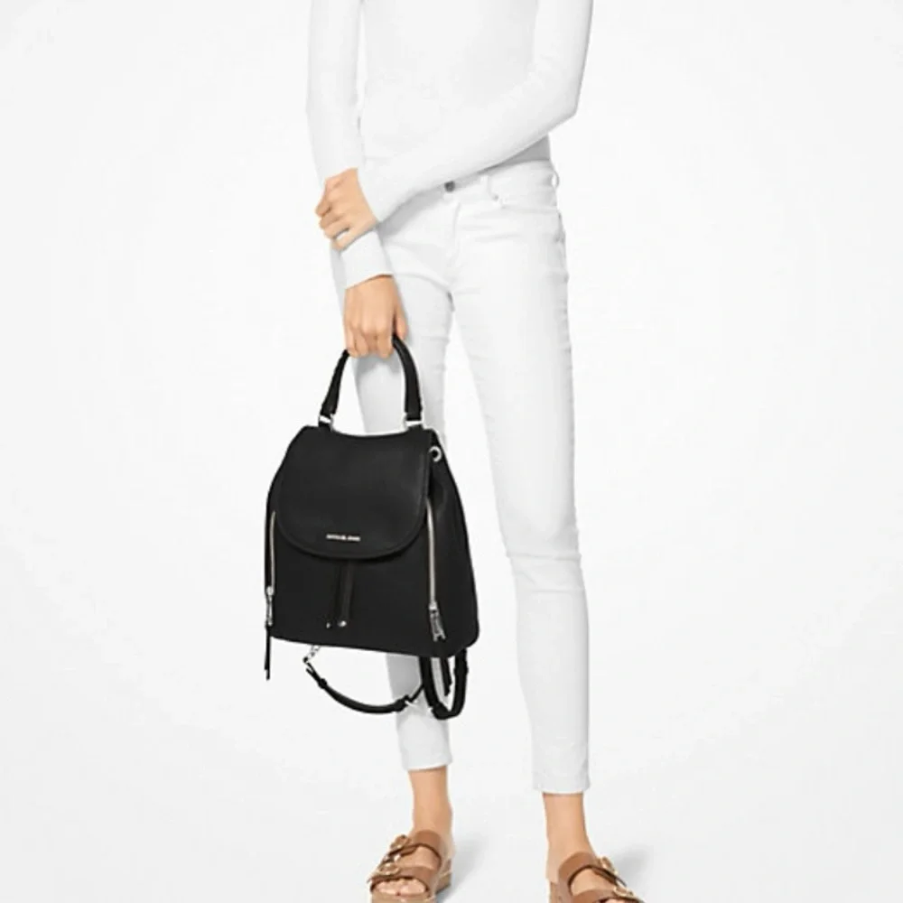 Michael Kors Viv Leather Backpack - Picture 2 of 16